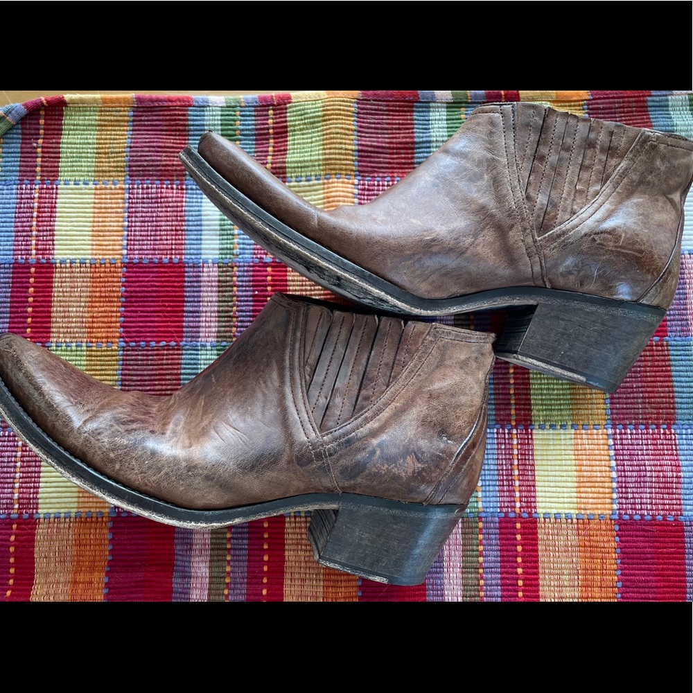 Jo Ghost leather ankle boots